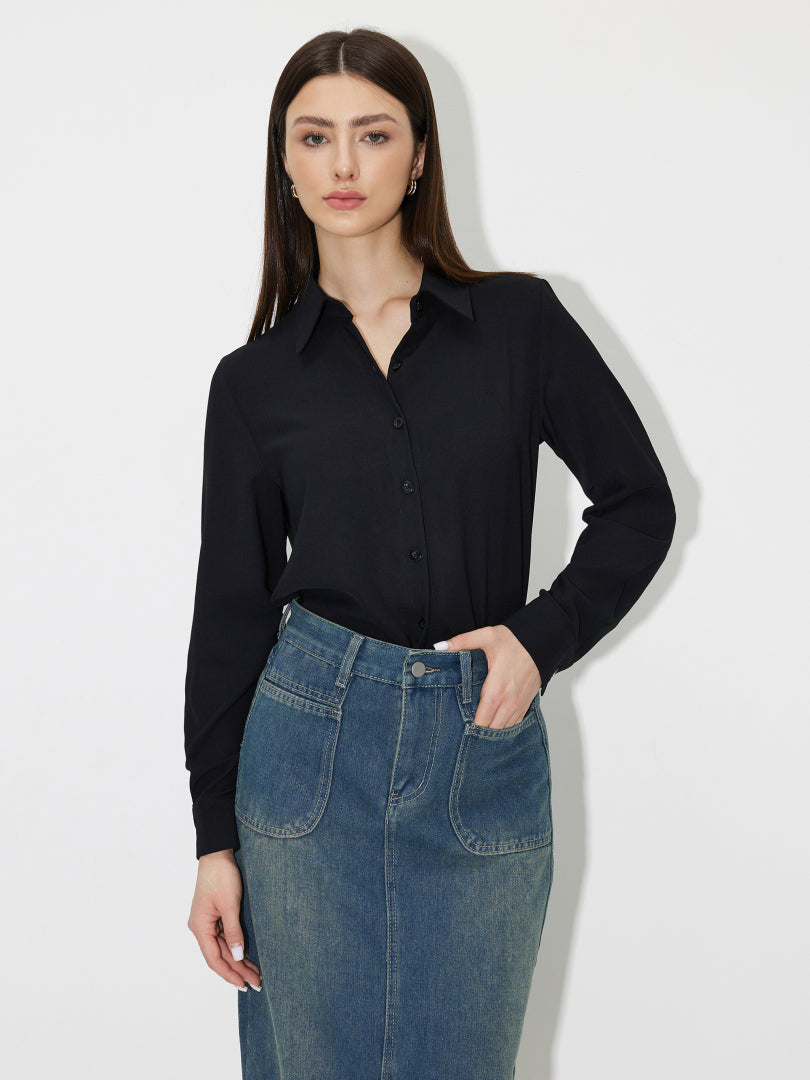 Placket Blouse 119392