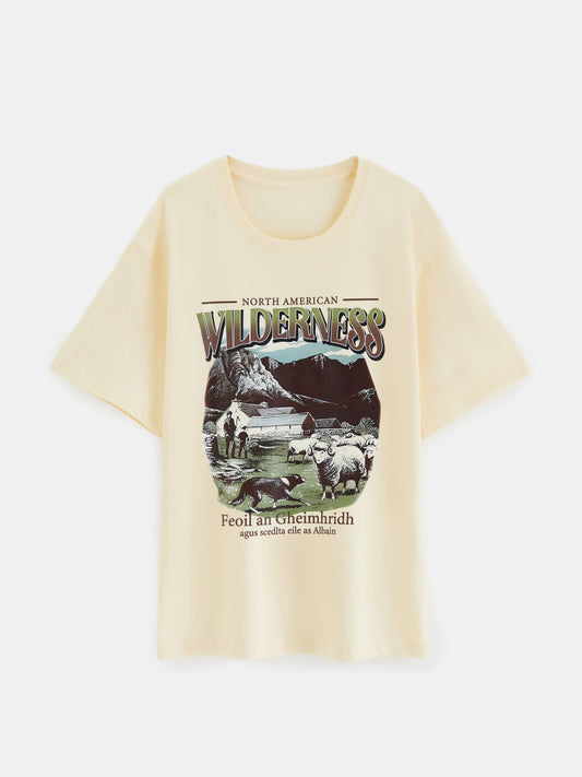 Printed Pullover T-Shirt 1274712