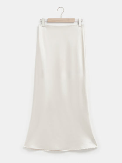 Satin A-Line Skirt 120125