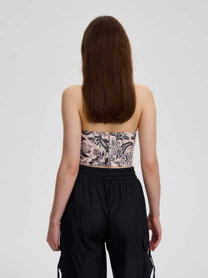 Printed Tube Top 1254182