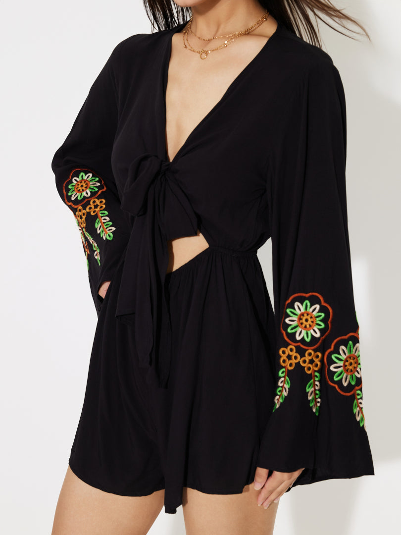Embroidered Playsuit 1291642