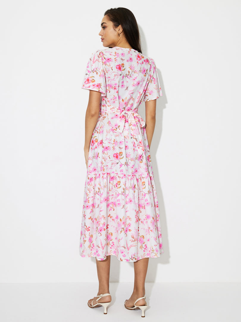 Gathered A-Line Dress 119040