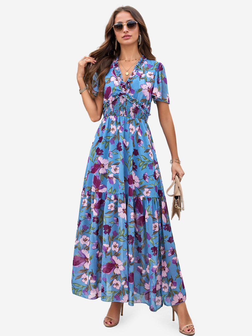 Ruffle A-Line Dress 1237192