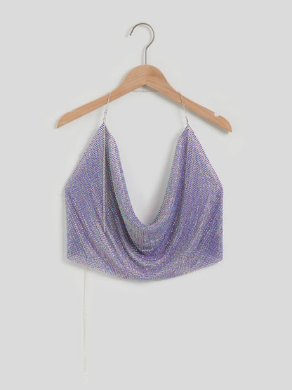 Open Back Halter Top 111985