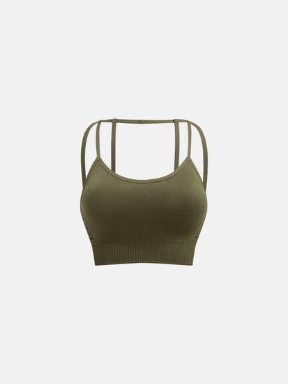 Contrast Stitch Sports Bra 1274062