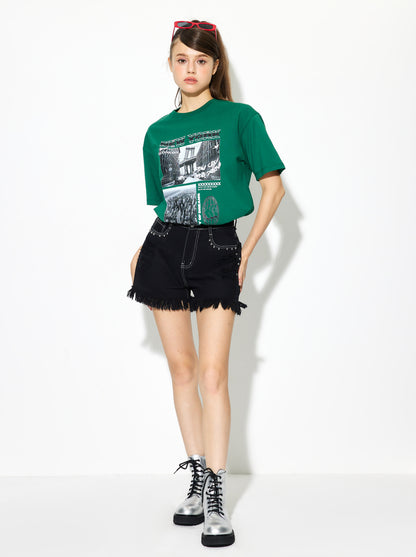 Printed Pullover T-Shirt 1268952