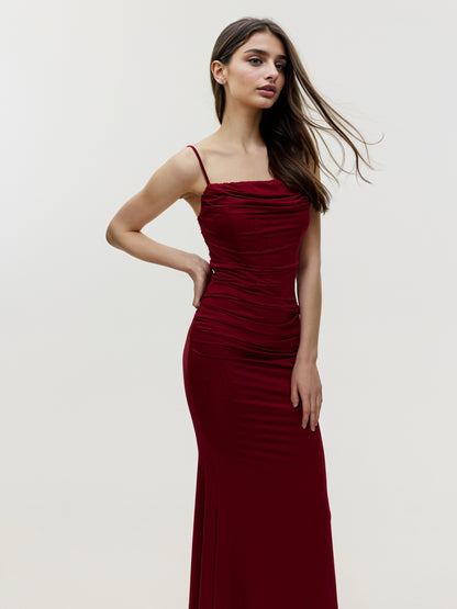 Maxi Gathered Cami Dress 107375
