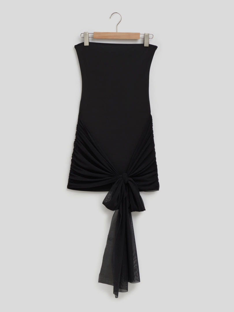 Tie-Up Detail Bodycon Dress 117543