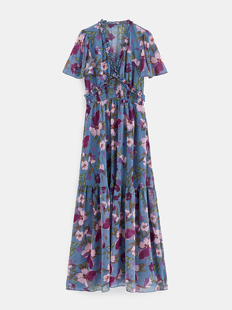 Ruffle A-Line Dress 1237192
