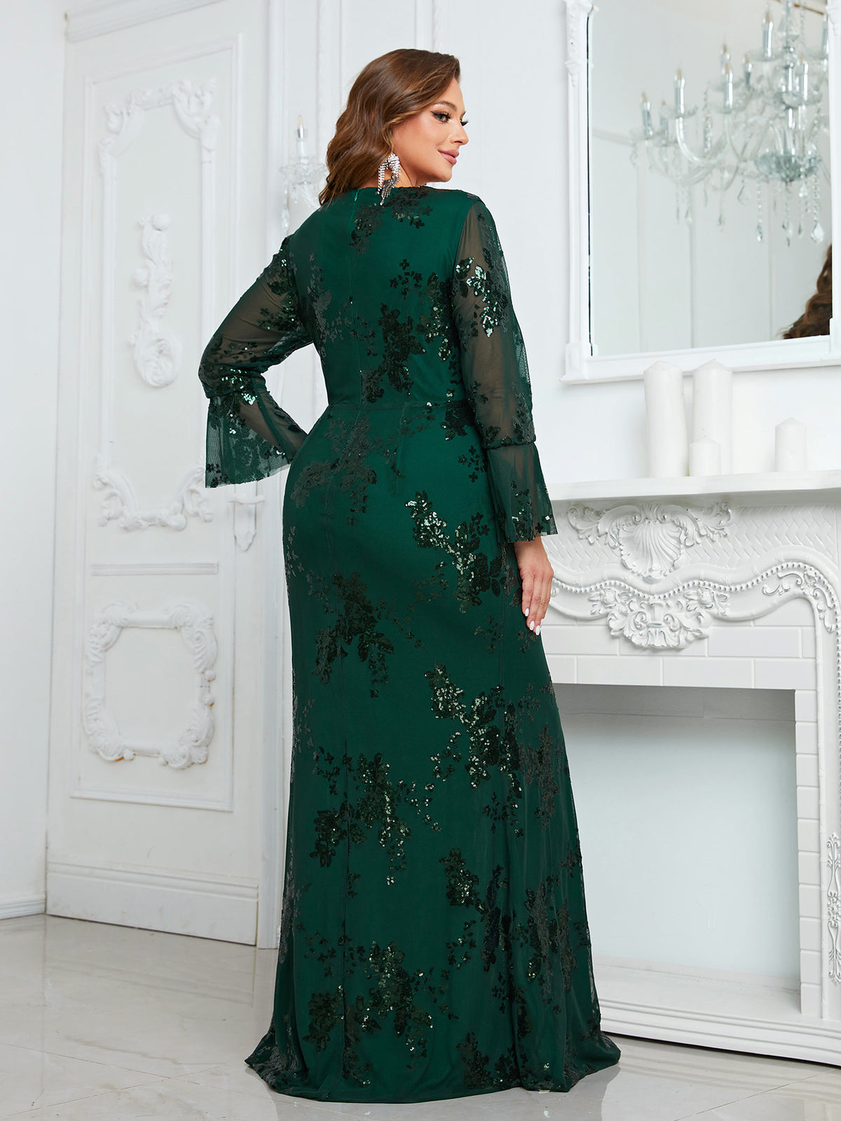 Slit Arabian Dresses 1288672