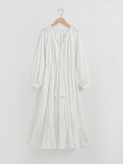 جل و بەرگی پەچ وۆرک A-line Ruffle 110599