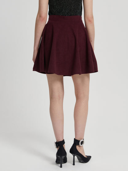 Buttoned A-Line Skirt 113098