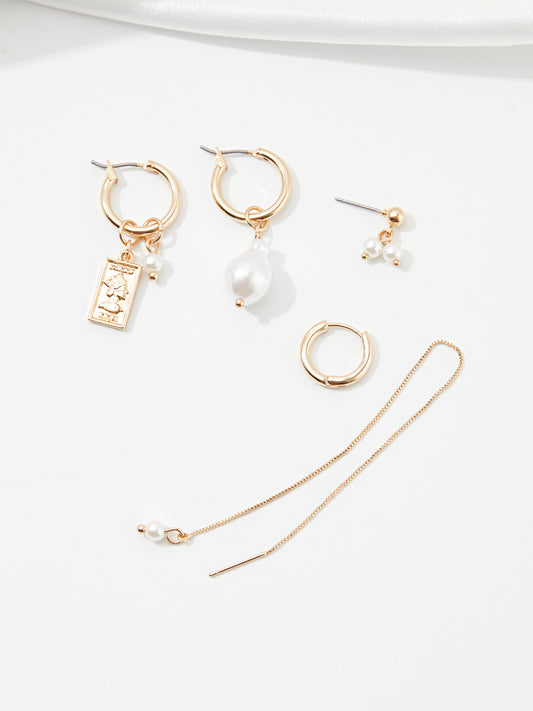 Pearl Artificial Jewellery - Earring Set 120498