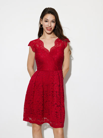 Ruffle A-Line Dress 1276742