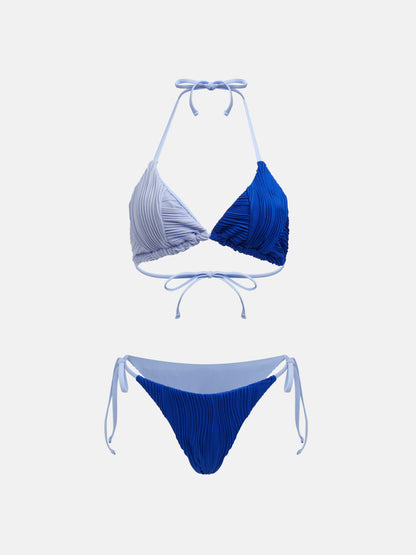 Color Block Bikini Set 118953