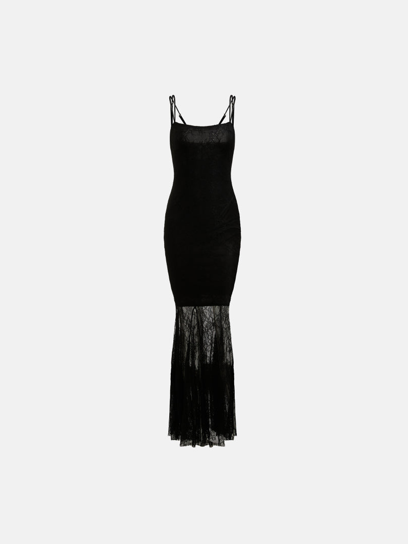 Sheer Fishtail Dress 1277952