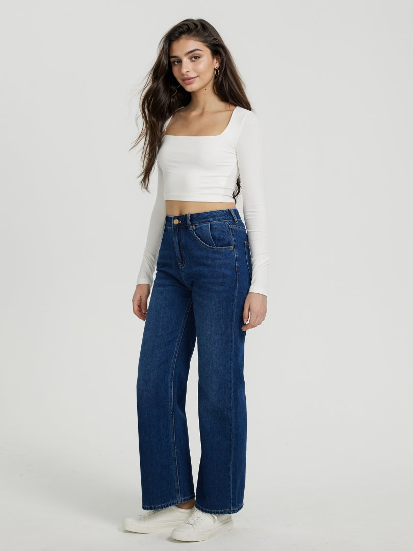 Straight Leg Jeans 116294