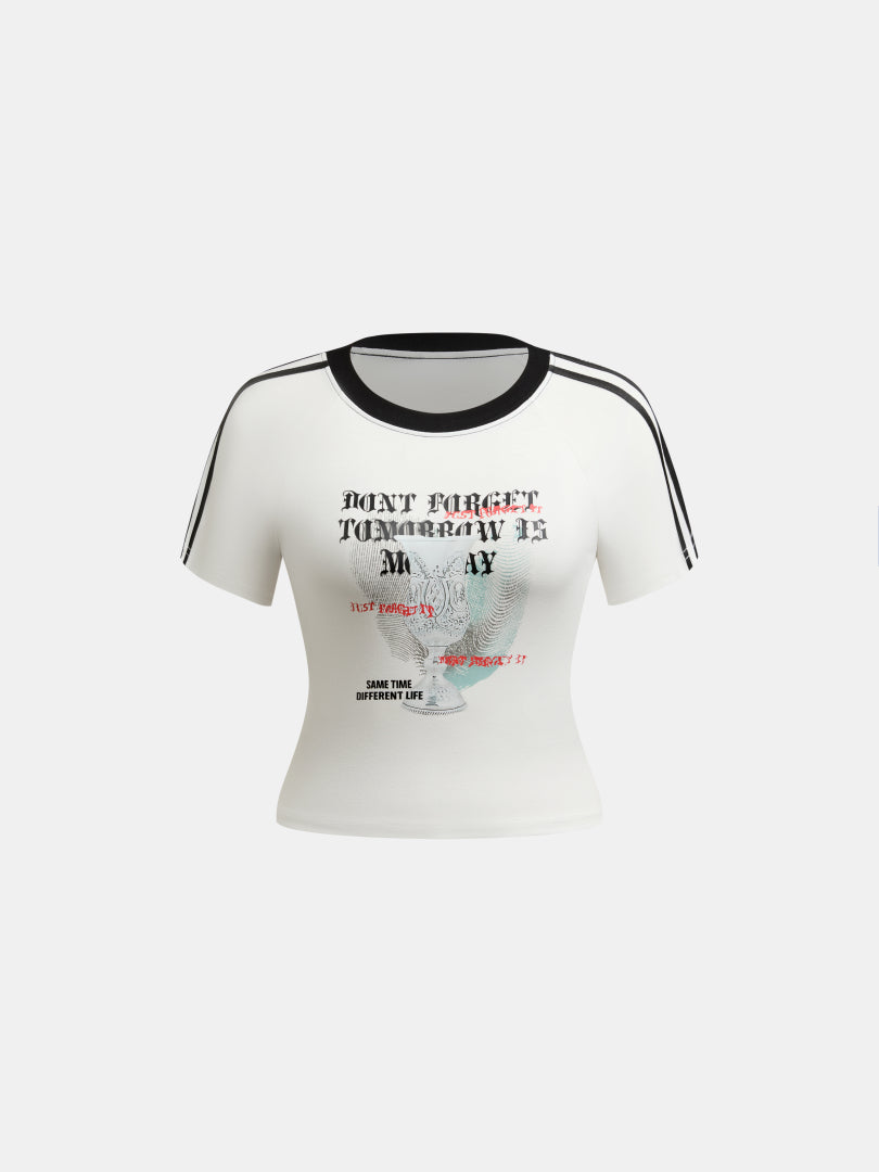 Ribbon Pullover T-Shirt 1291252