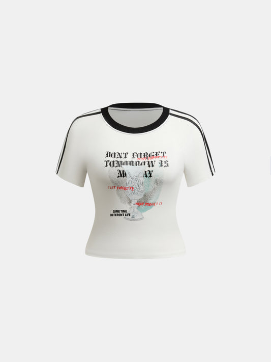 Ribbon Pullover T-Shirt 1291252