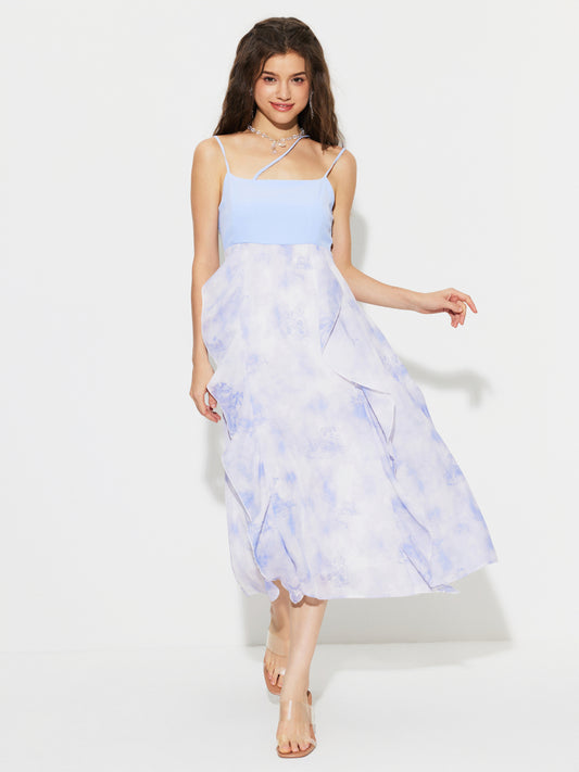 Ruffle A-Line Dress 1296462