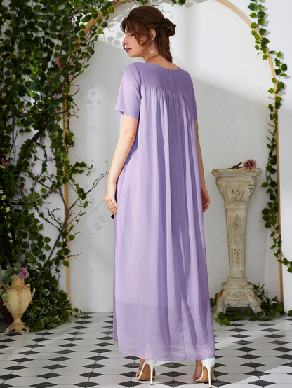 Applique Arabian Dresses 1288552
