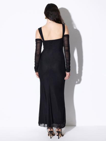 Cold-Shoulder Bodycon Dress 117667