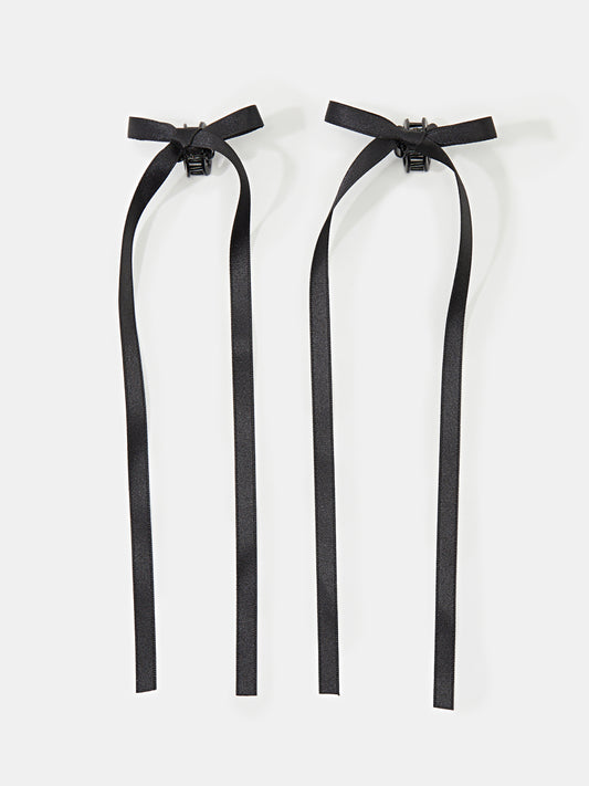 KPOP 2PCS Hair Bow Clip 1270292