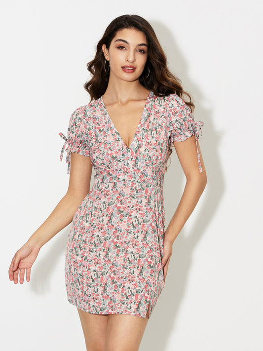 Slit Bodycon Dress 1248502