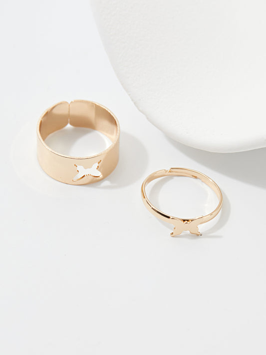 Animal Print Ring Set 120525