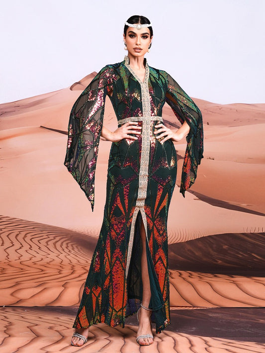 Sequinned Arabian Dresses 1321442