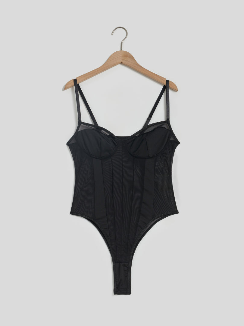 Patchwork Bodysuit 115639