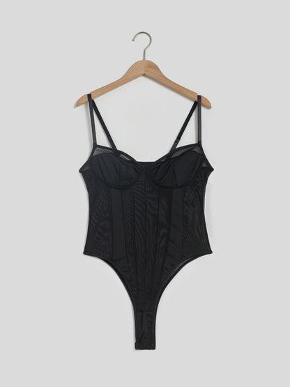 Patchwork Bodysuit 115639