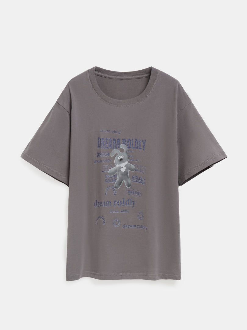 Printed Pullover T-Shirt 1266792
