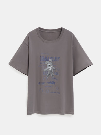 Printed Pullover T-Shirt 1266792