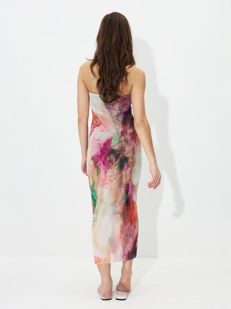 Printed Tube Dress 1247382