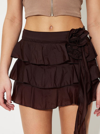 Ruffle A-Line Skirt 1256702