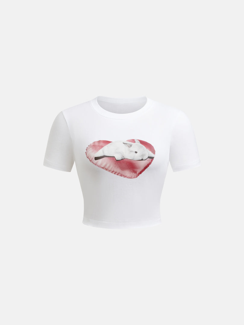 Printed Pullover T-Shirt 1268052