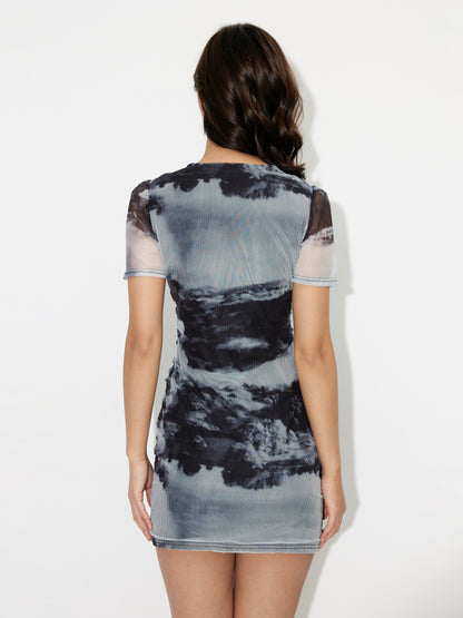 Sheer Bodycon Dress 119183