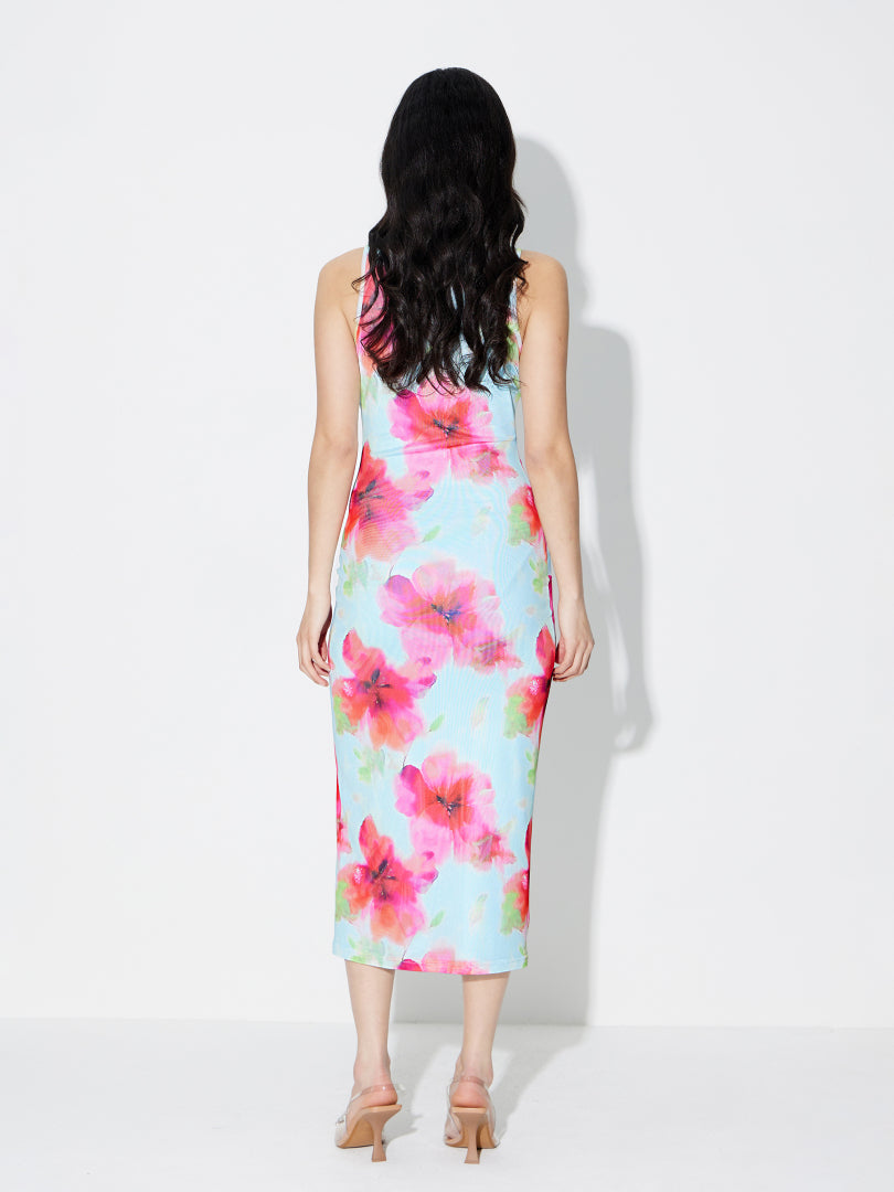 Printed Bodycon Dress 119568