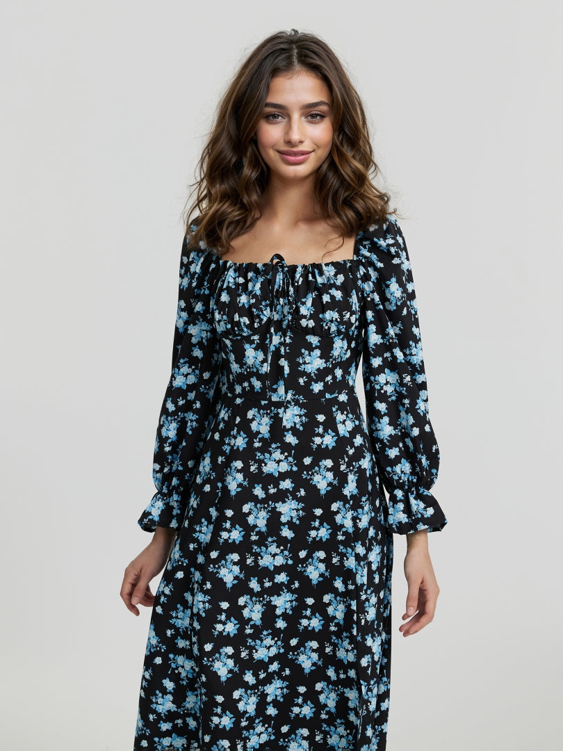Ruffle A-Line Dress 112509