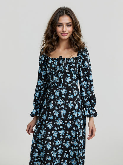 Ruffle A-Line Dress 112509