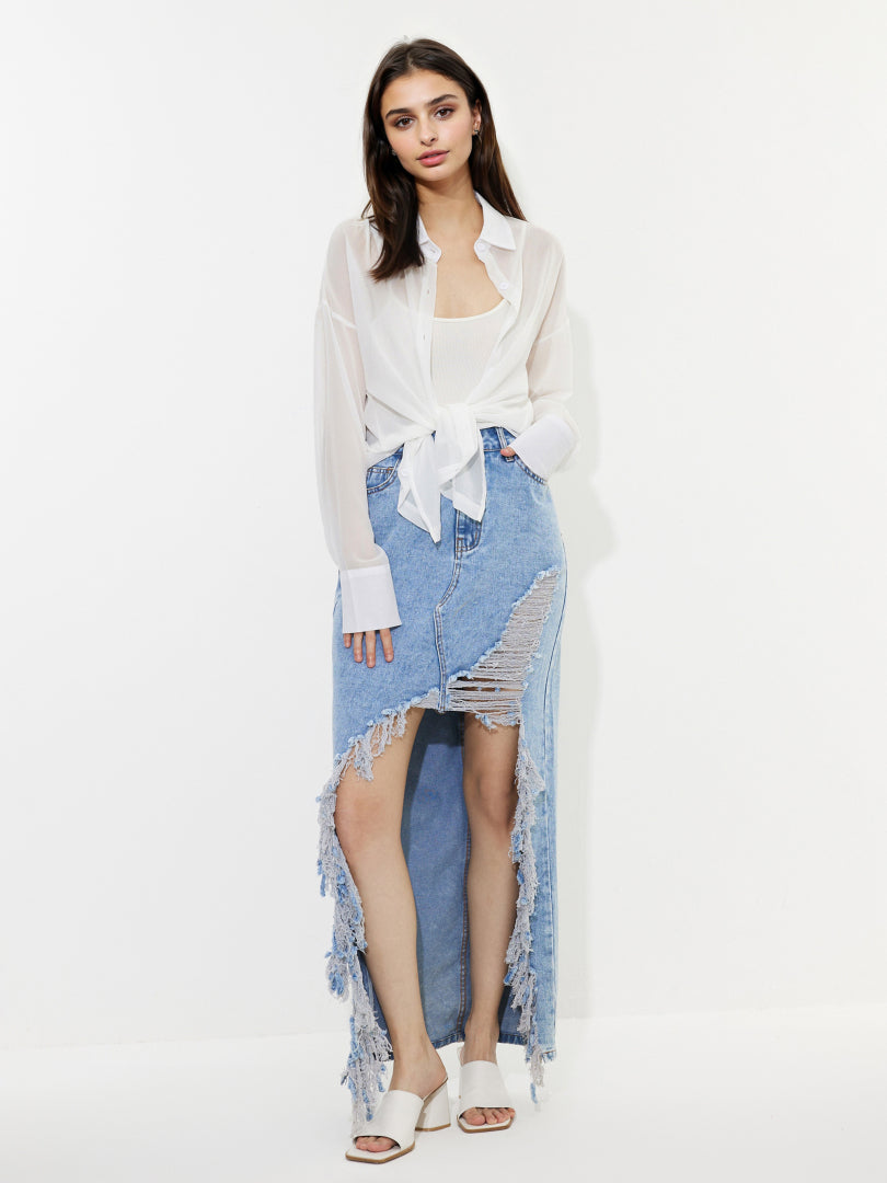 Placket Blouse 1237832