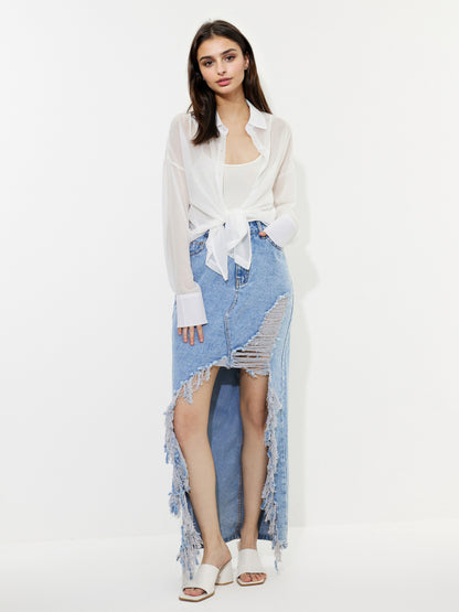 Placket Blouse 1237832
