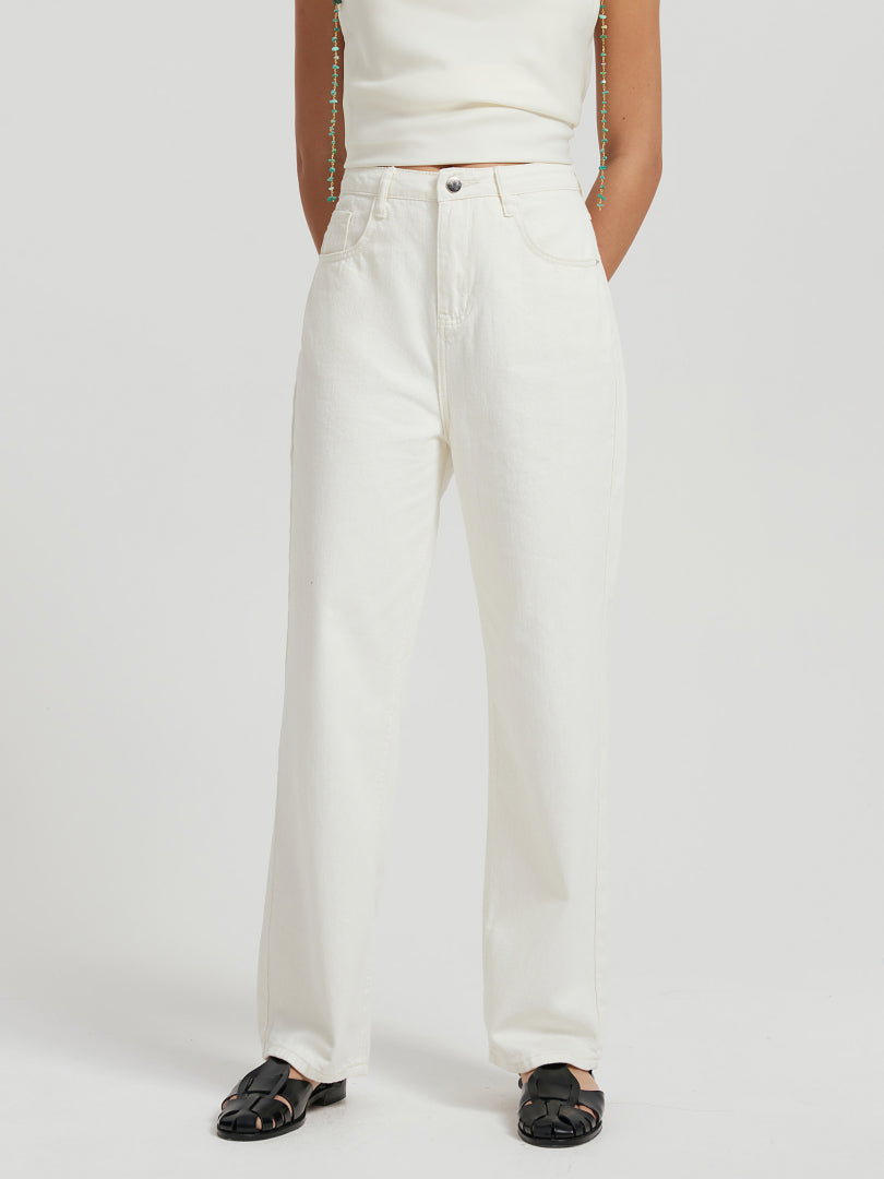 Straight Leg Jeans 112891