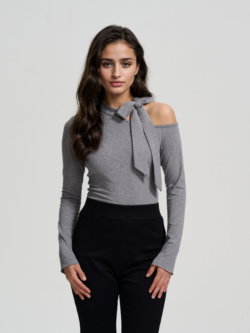 Knotted Pullover T-Shirt 115858