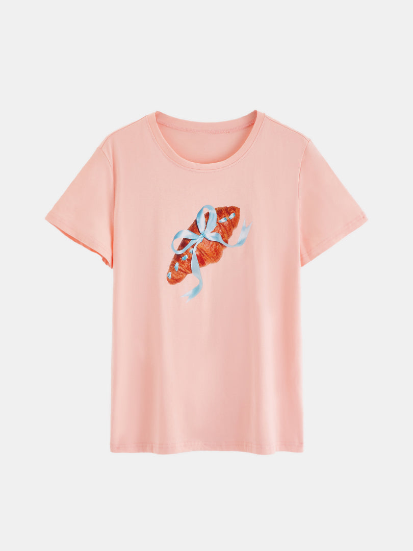 Printed Pullover T-Shirt 1255802
