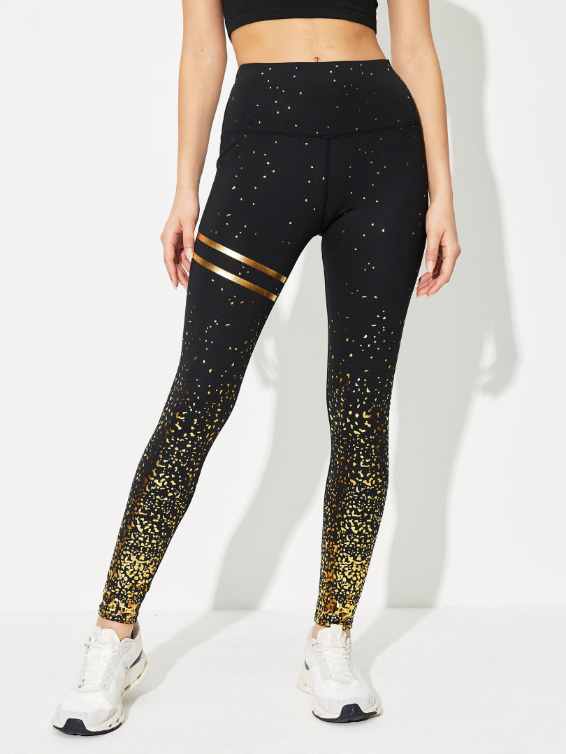 Striped Gym Tights 118719