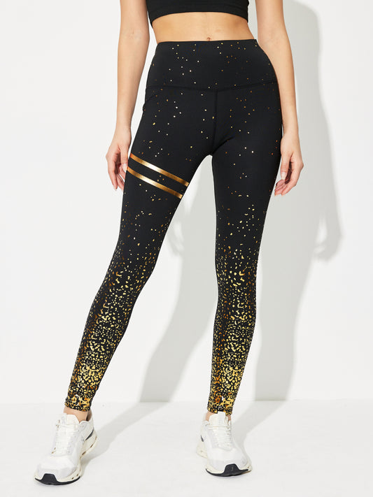 Striped Gym Tights 118719