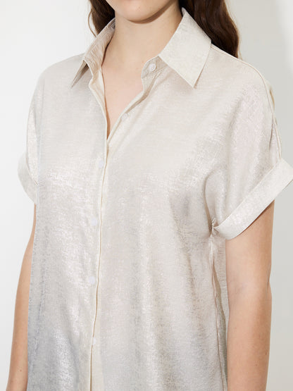 Placket Blouse 1237602