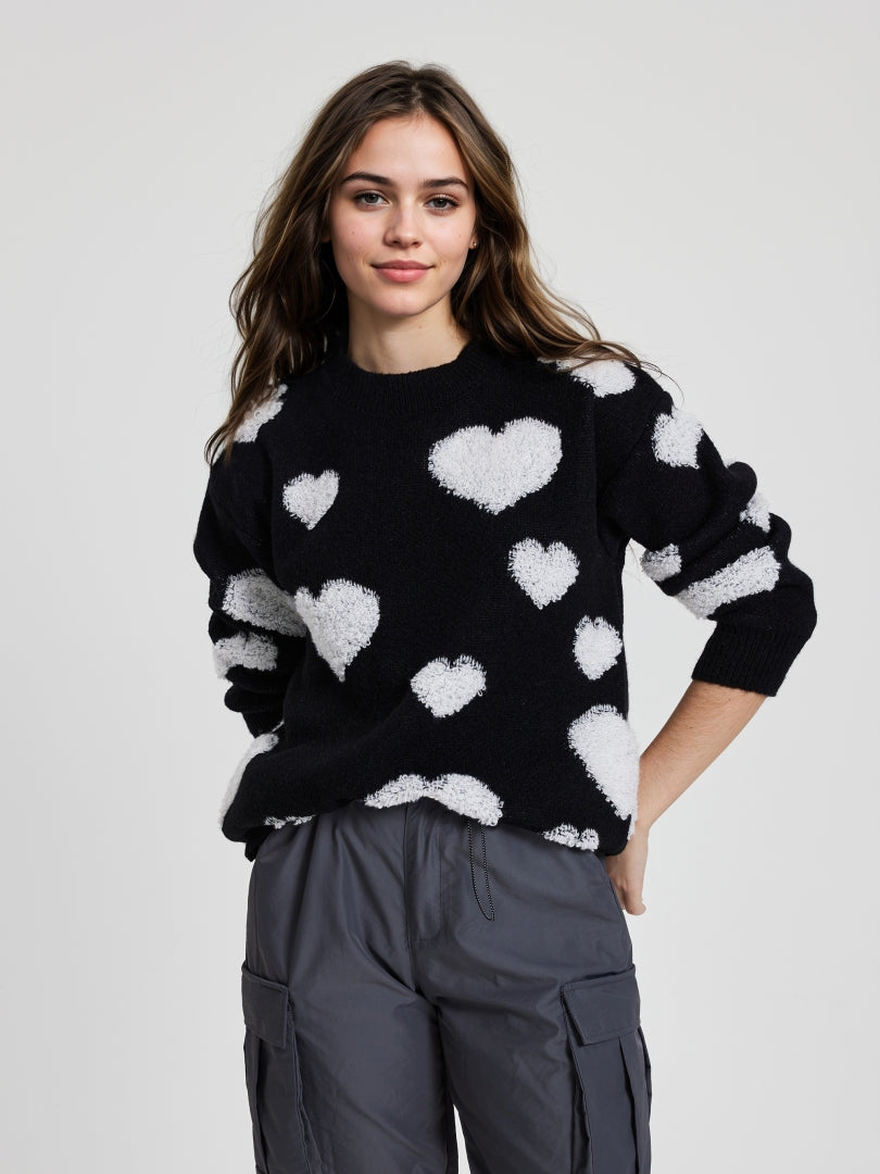 Color Block Knit Pullover 115344